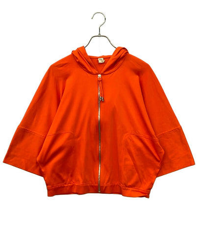 Hermes Short Sleeve Hoodie Cropped Length 42
