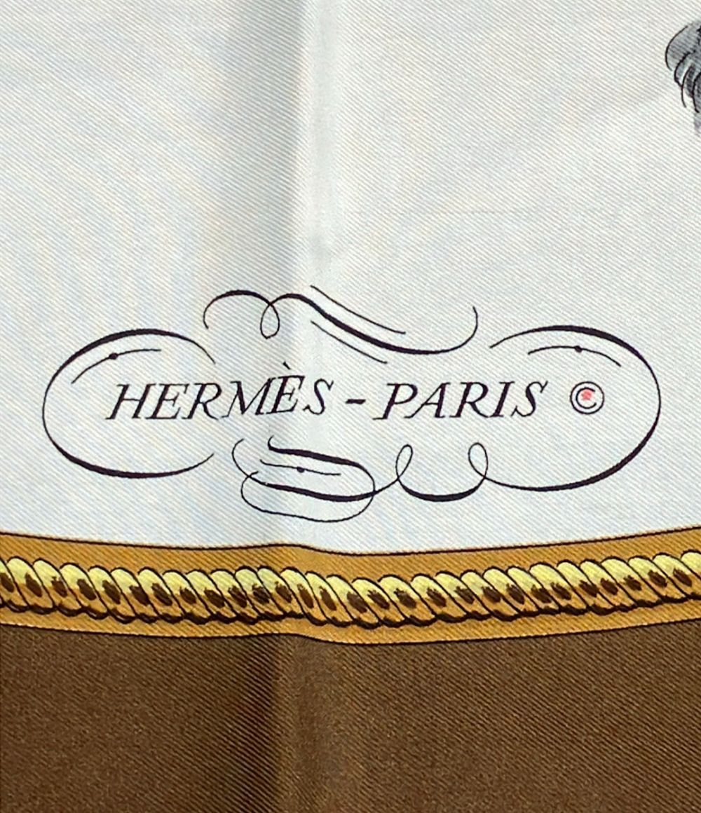 Hermes Scarf Carre 90 Silk 100% Reprise — view 2