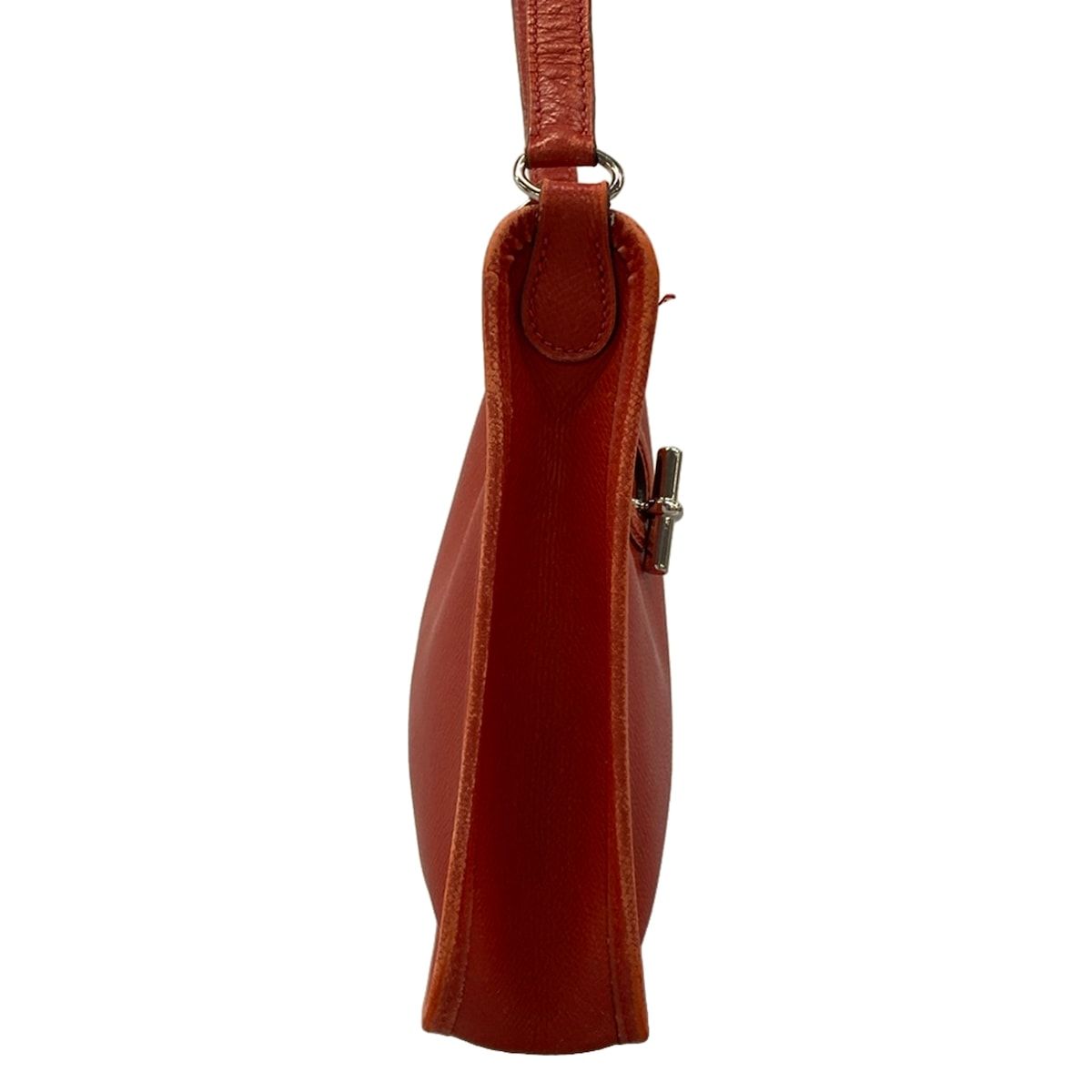 Hermes Shoulder Bag Vespa TPM Rouge Vif Silver — view 2
