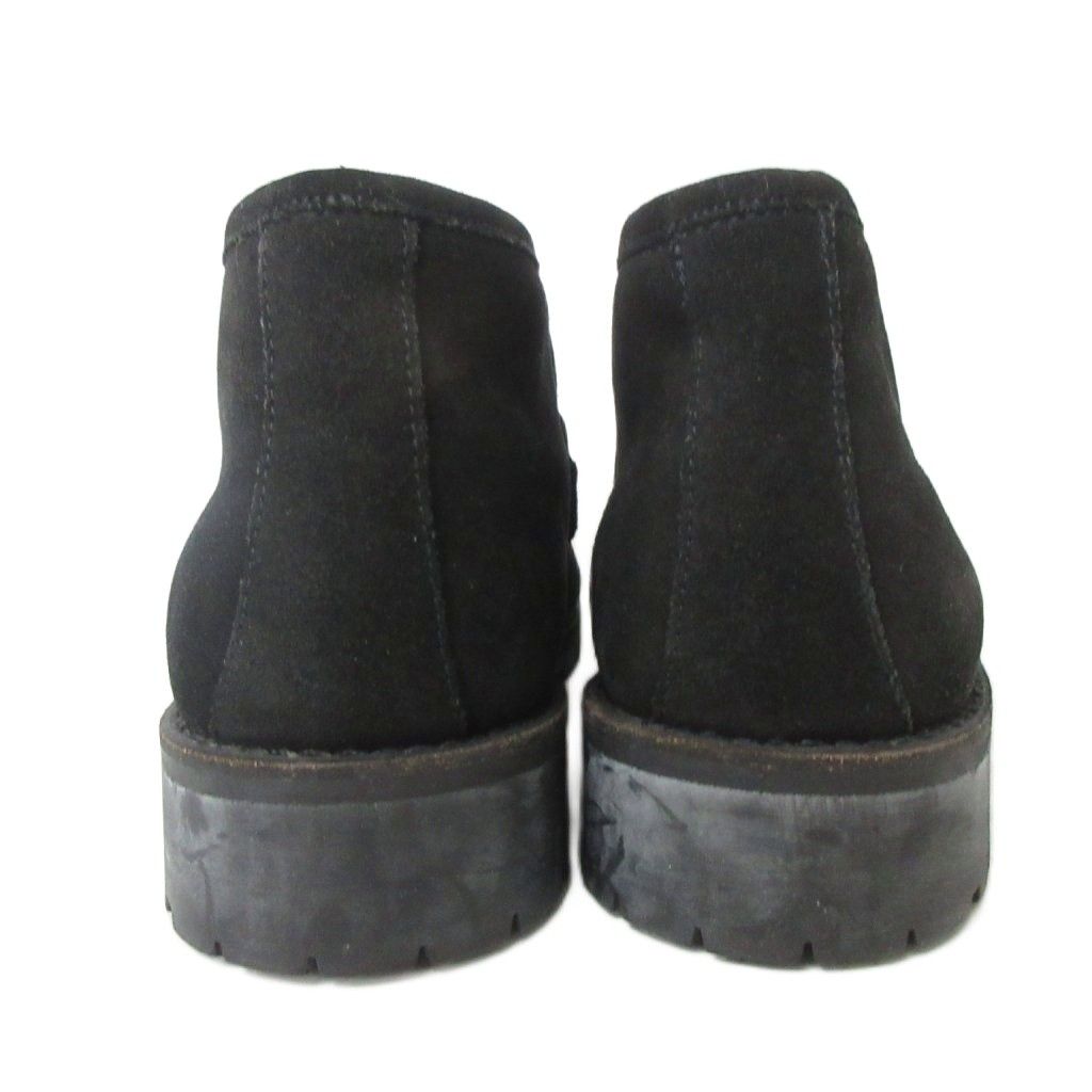 Gucci Loafers Horsebit Nubuck High Cut Black — view 4