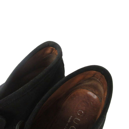 Gucci Loafers Horsebit Nubuck High Cut Black — view 6