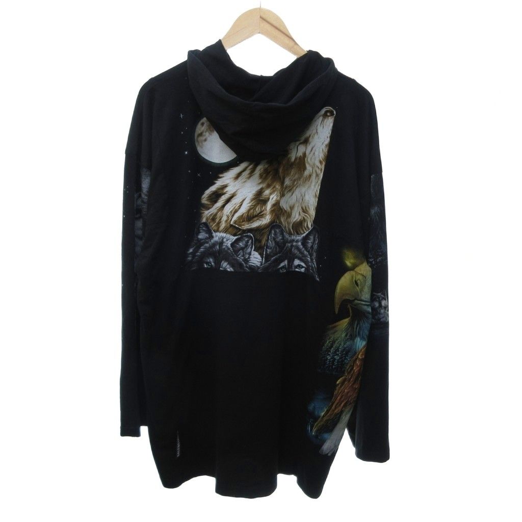 Balenciaga Limited Edition Rebuild Hoodie Pullover Wolf Lightweight Black — view 2