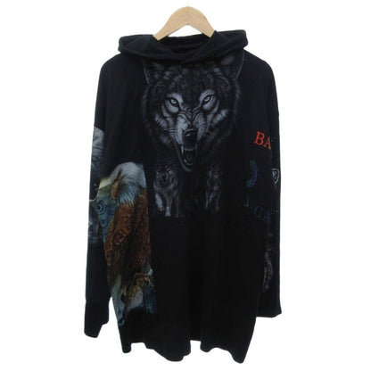 Balenciaga Limited Edition Rebuild Hoodie Pullover Wolf Lightweight Black