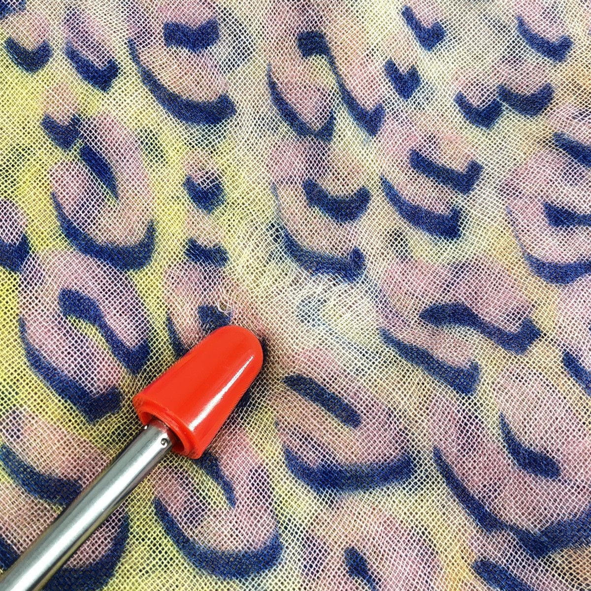 Louis Vuitton Leopard Print Silk Cashmere Blend Shawl Multicolor Scarf — view 5