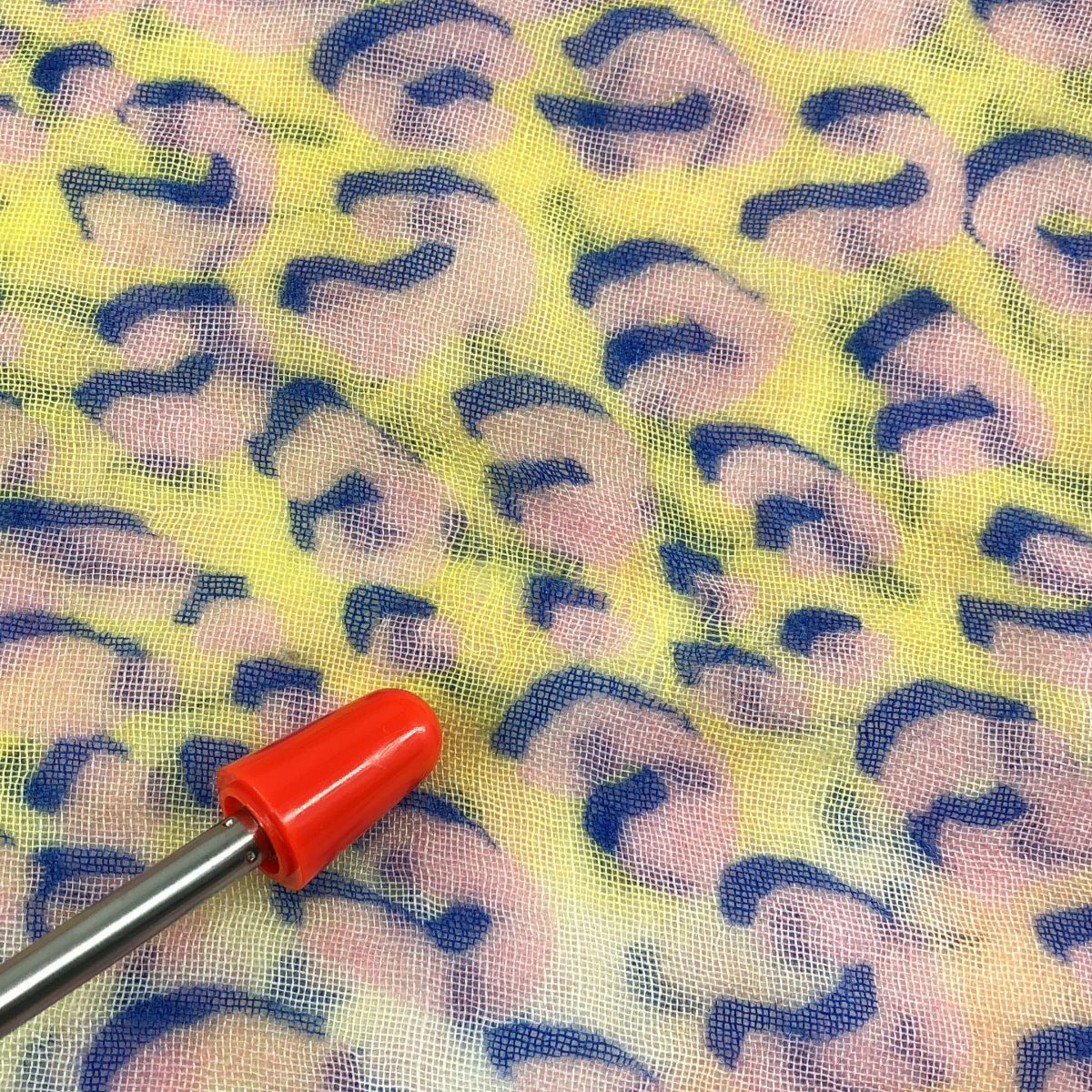 Louis Vuitton Leopard Print Silk Cashmere Blend Shawl Multicolor Scarf — view 7