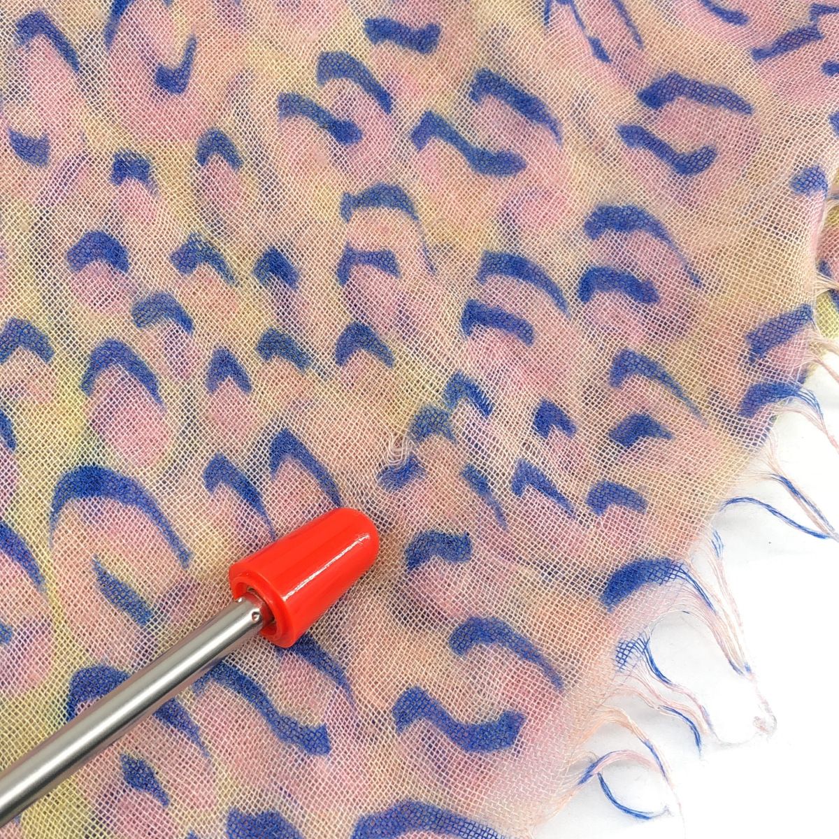 Louis Vuitton Leopard Print Silk Cashmere Blend Shawl Multicolor Scarf — view 6