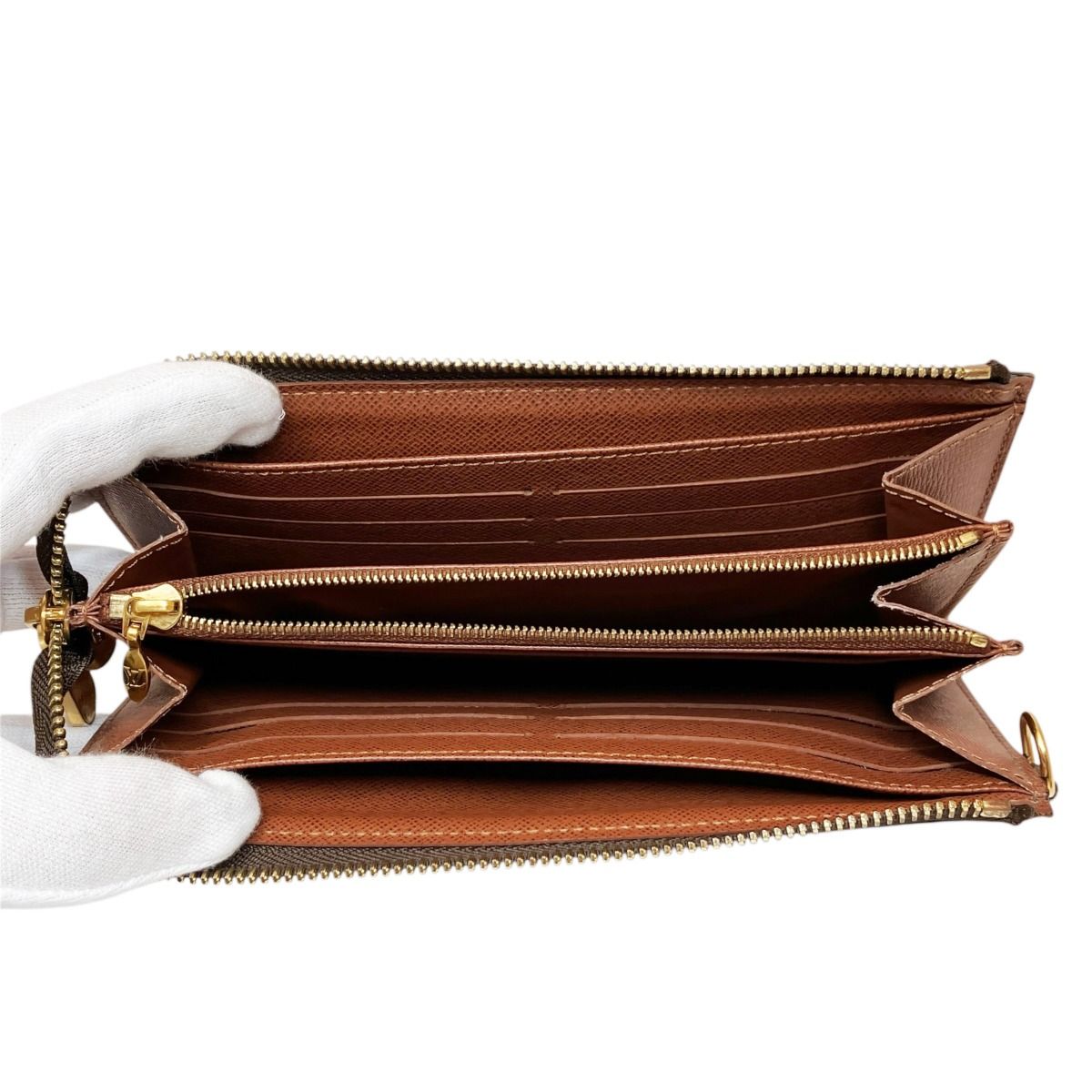 Louis Vuitton Portefeuille Astrid Monogram Wallet Canvas — view 3
