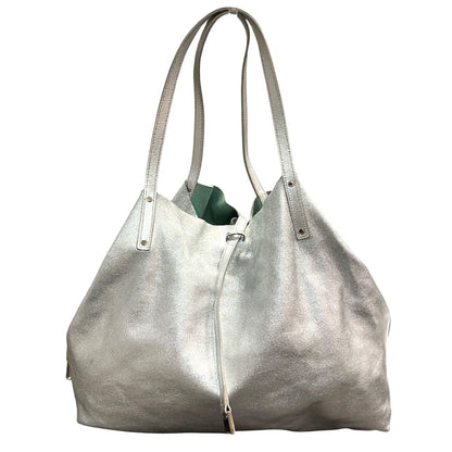 Tiffany & Co Reversible Tote Bag Leather Suede