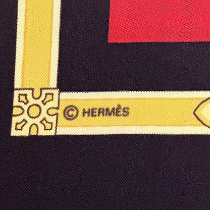 Hermes Carre 90 Nose Leather Scarf Silk — view 4