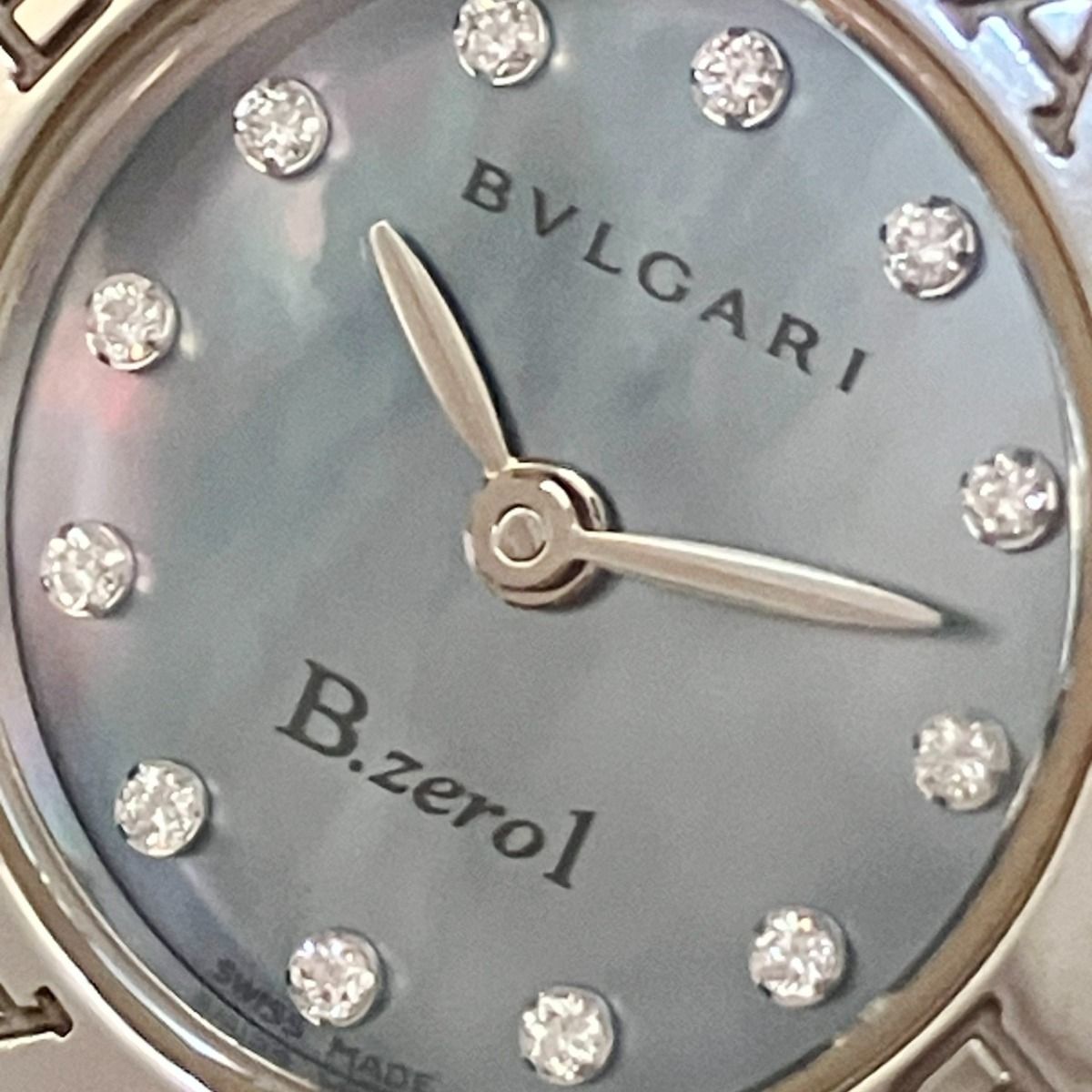 Bvlgari B.zero1 Watch SS Quartz Blue Dial — view 4