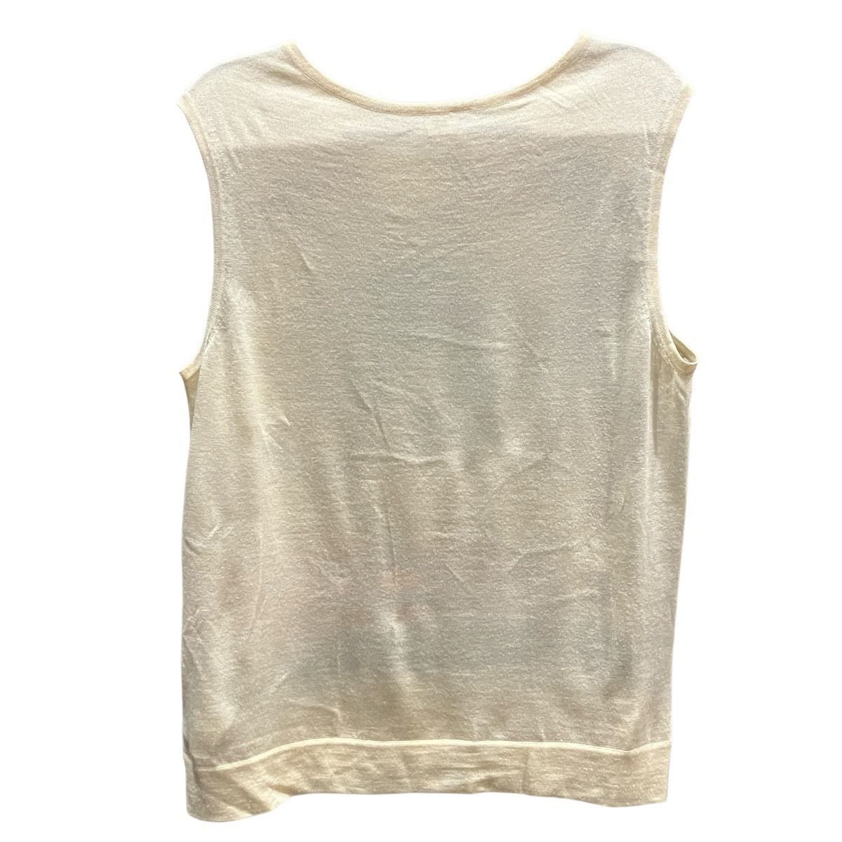 Hermes Knit Scarf Sleeveless Top Silk Cashmere Sweater — view 2