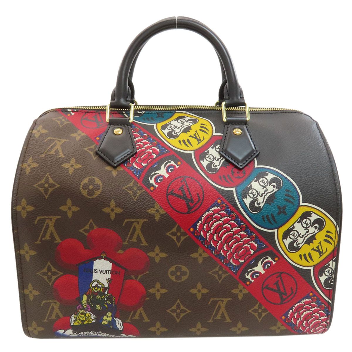 Louis Vuitton Speedy 30 Kansai Yamamoto Collaboration Kabuki Boston Bag — view 2