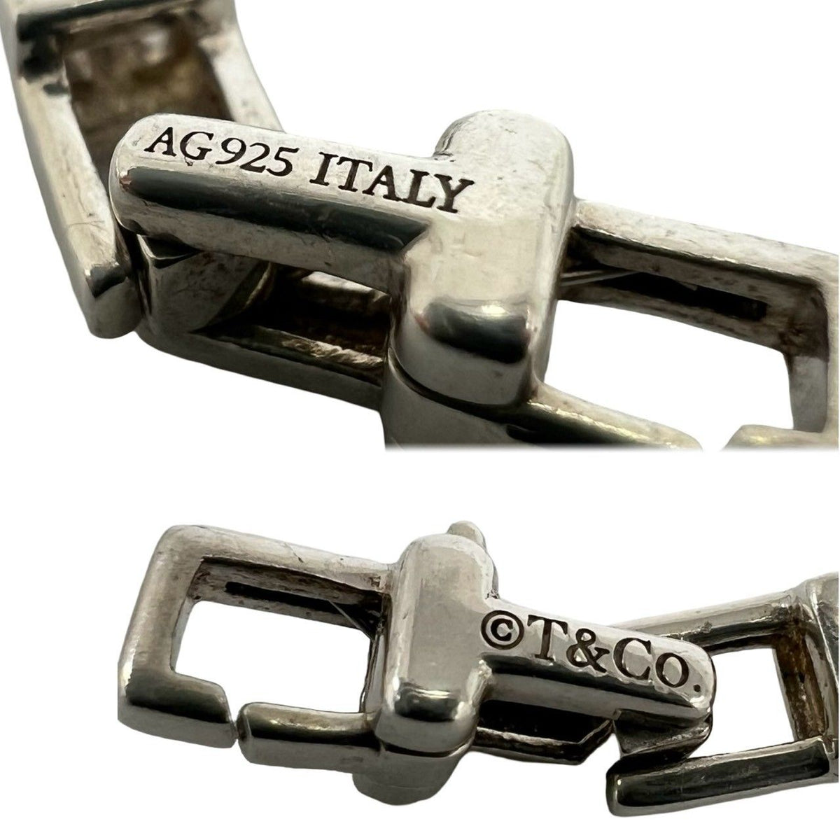 Tiffany & Co T Narrow Chain Necklace 925 Sterling Silver — view 3