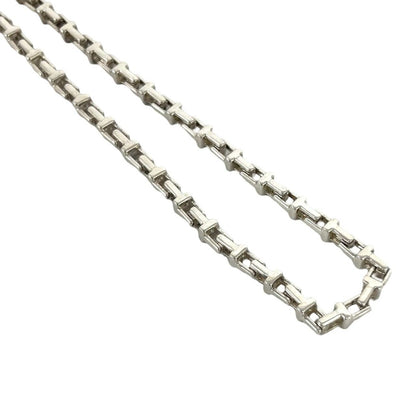 Tiffany & Co T Narrow Chain Necklace 925 Sterling Silver — view 4