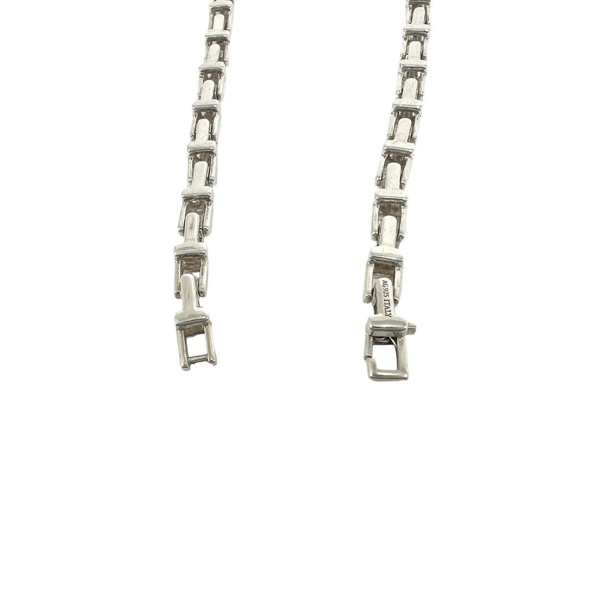 Tiffany & Co T Narrow Chain Necklace 925 Sterling Silver — view 5