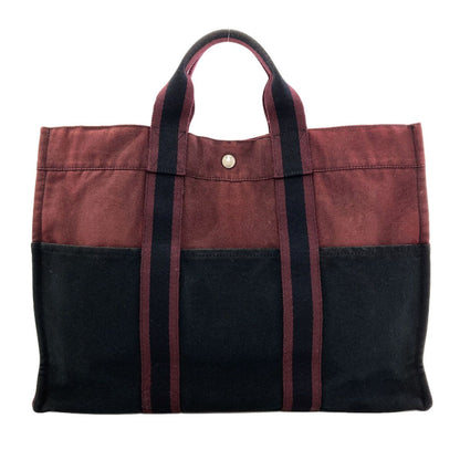 Hermes Sac Fourre Tout MM Handbag Canvas