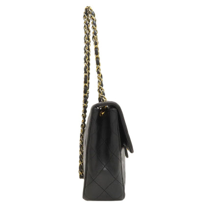 Chanel Quilted CC Logo Gold Shoulder Bag Lambskin — view 3