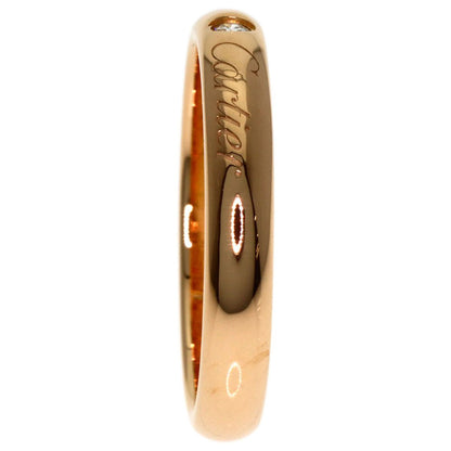 Cartier C de Cartier Diamond 50 Ring 18K Pink Gold — view 3