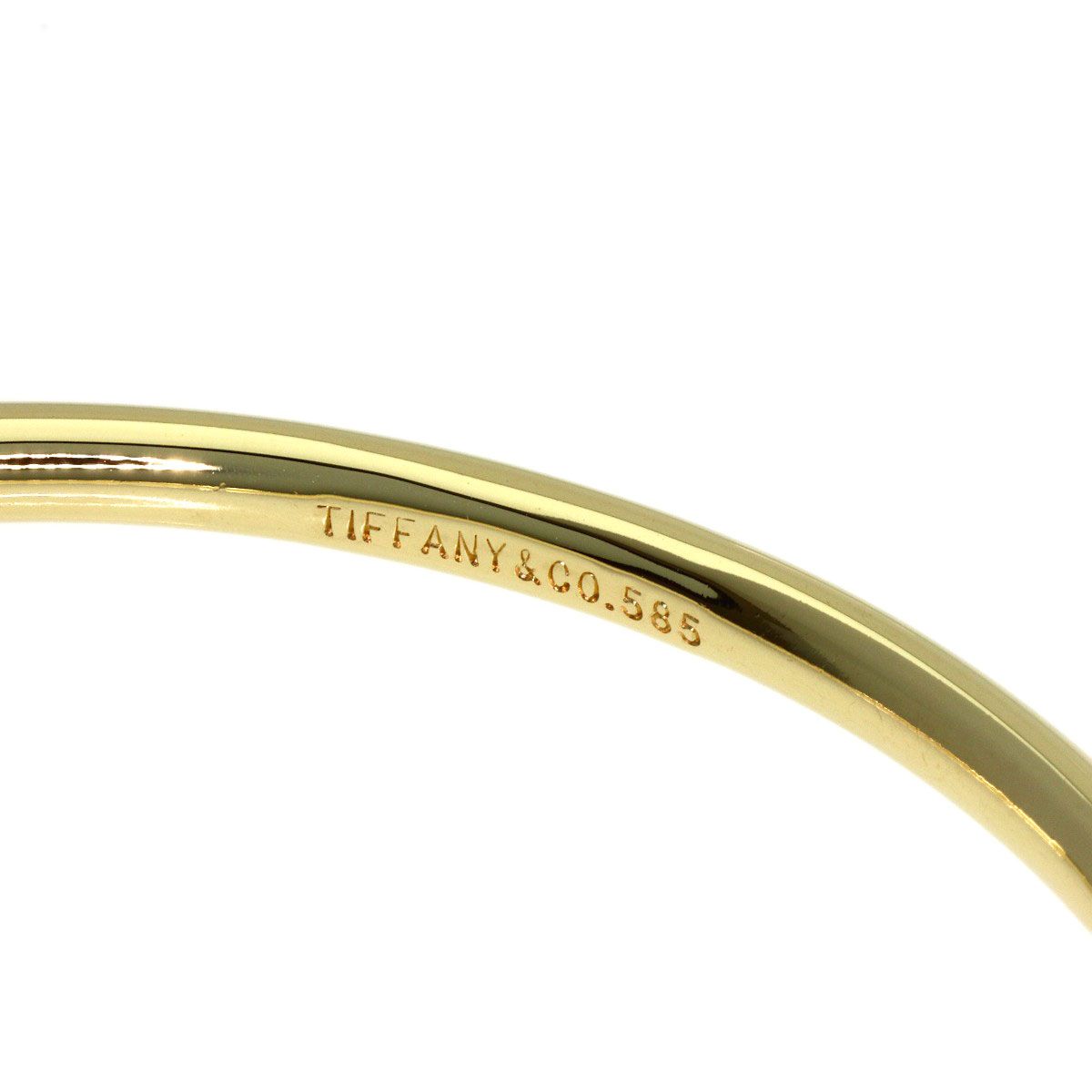 Tiffany & Co Bangle Bracelet 14K Yellow Gold — view 4