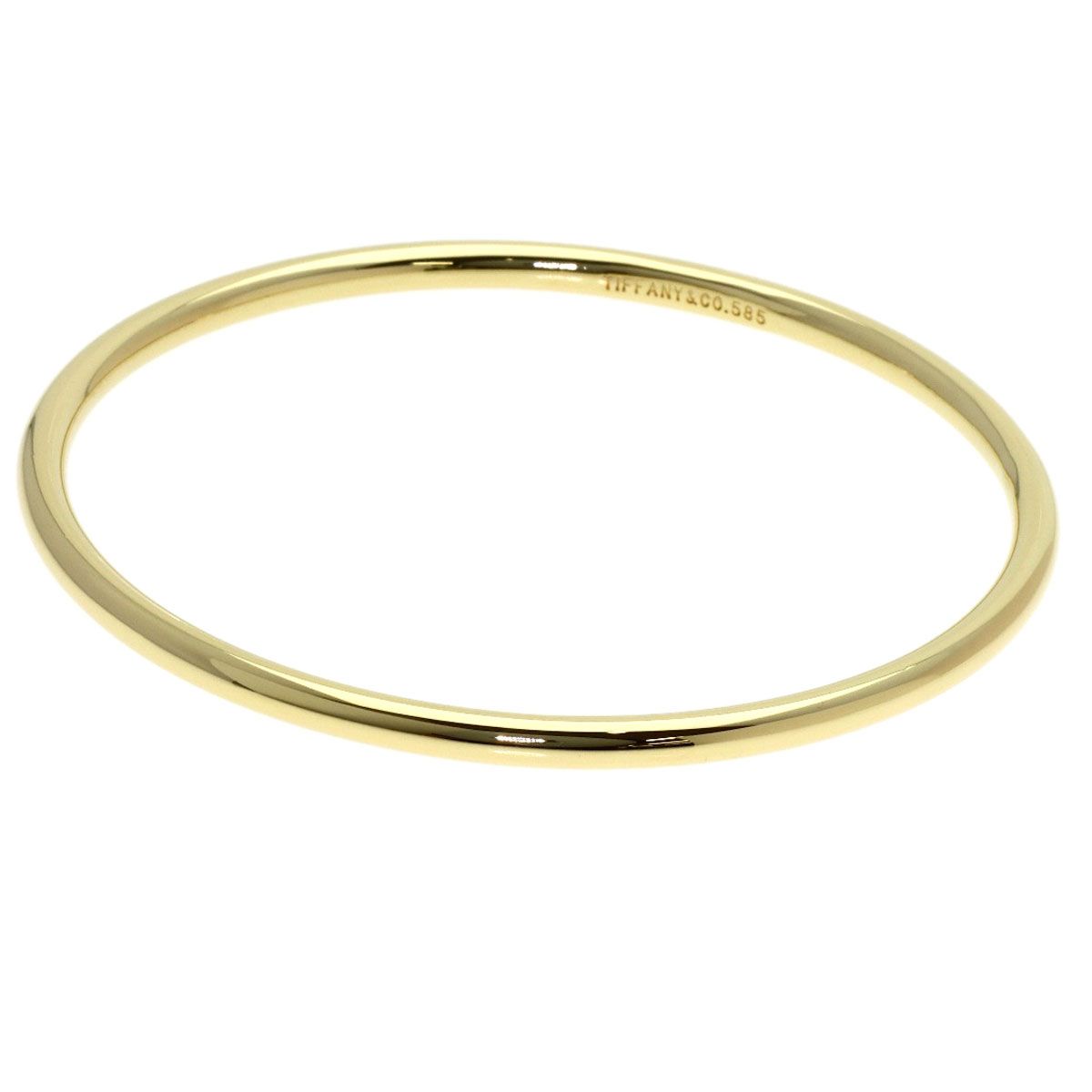 Tiffany & Co Bangle Bracelet 14K Yellow Gold