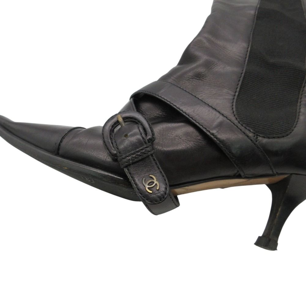 Chanel Boots Long Side Gore CC Coco — view 7