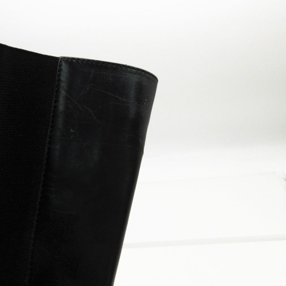 Chanel Boots Long Side Gore CC Coco — view 6