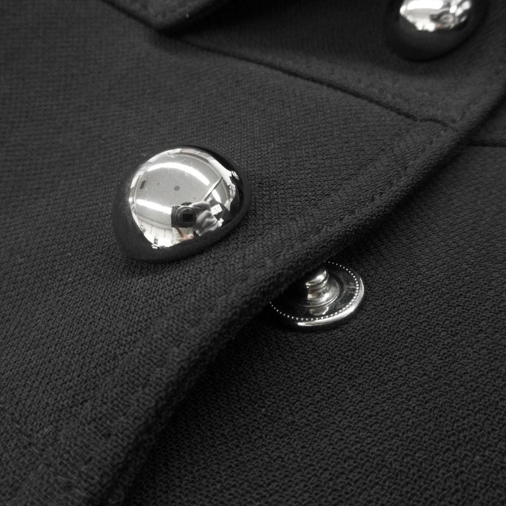 Prada Soutien Collar Coat Outer Black — view 6