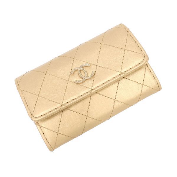 Chanel Quilted Card Case