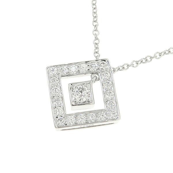 Tiffany & Co Open Square Diamond Necklace