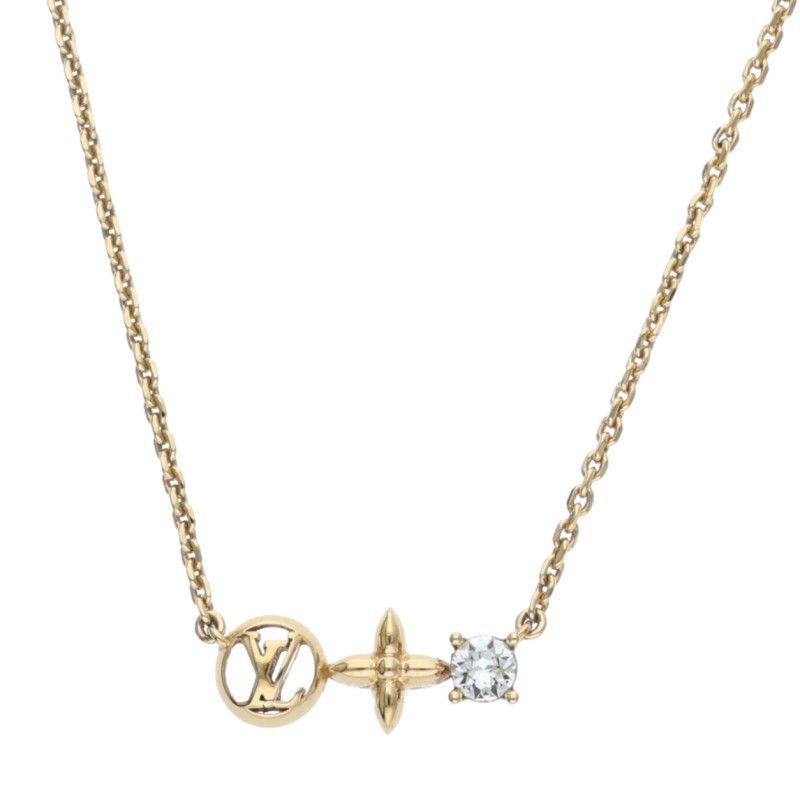 Louis Vuitton LV Circle Monogram Flower Necklace