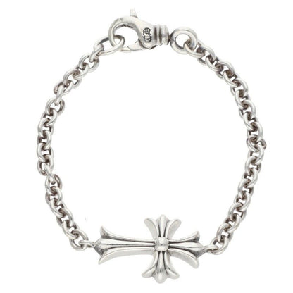 Chrome Hearts Tiny CH Cross Chain Silver Bracelet