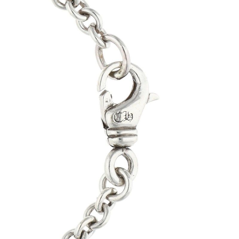 Chrome Hearts Tiny CH Cross Chain Silver Bracelet — view 3