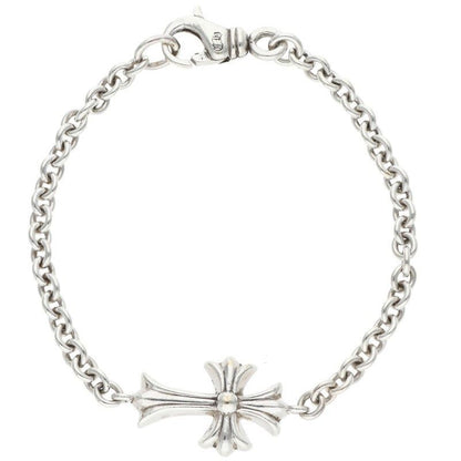Chrome Hearts Tiny CH Cross Chain Silver Bracelet