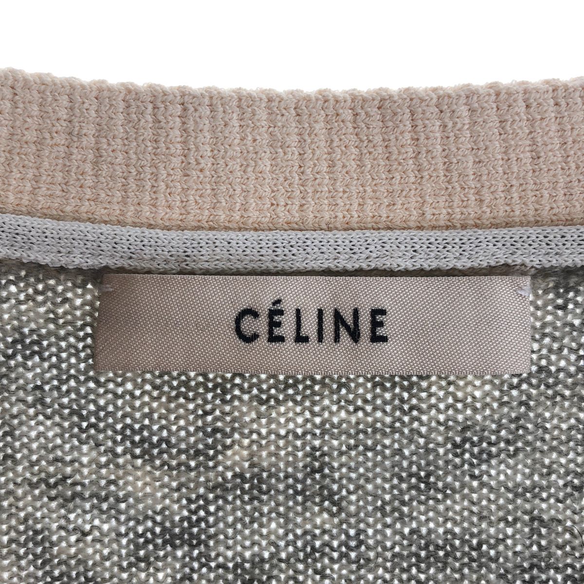 Celine Cashmere Cardigan 2 Gray XS — view 5
