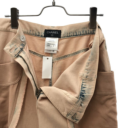 Chanel Big Pocket Denim Pants Pink 38 — view 4