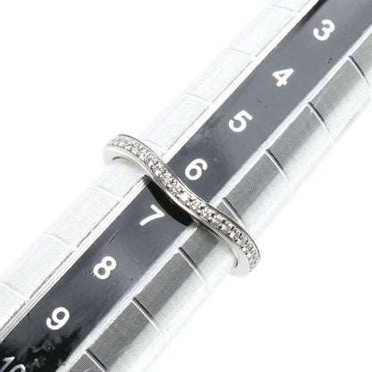 Cartier Platinum Ballerina Curve Ring Diamond — view 6