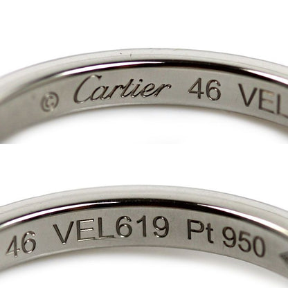 Cartier Platinum Ballerina Curve Ring Diamond — view 5