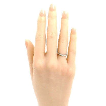 Cartier Platinum Ballerina Curve Ring Diamond — view 7