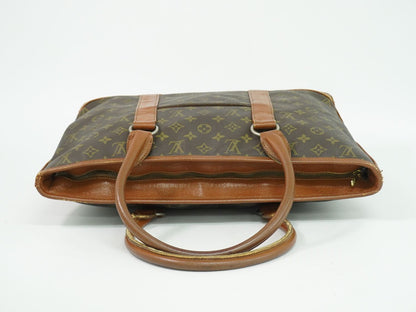 Louis Vuitton LV Sac Weekend PM Monogram Tote Bag Brown — view 5