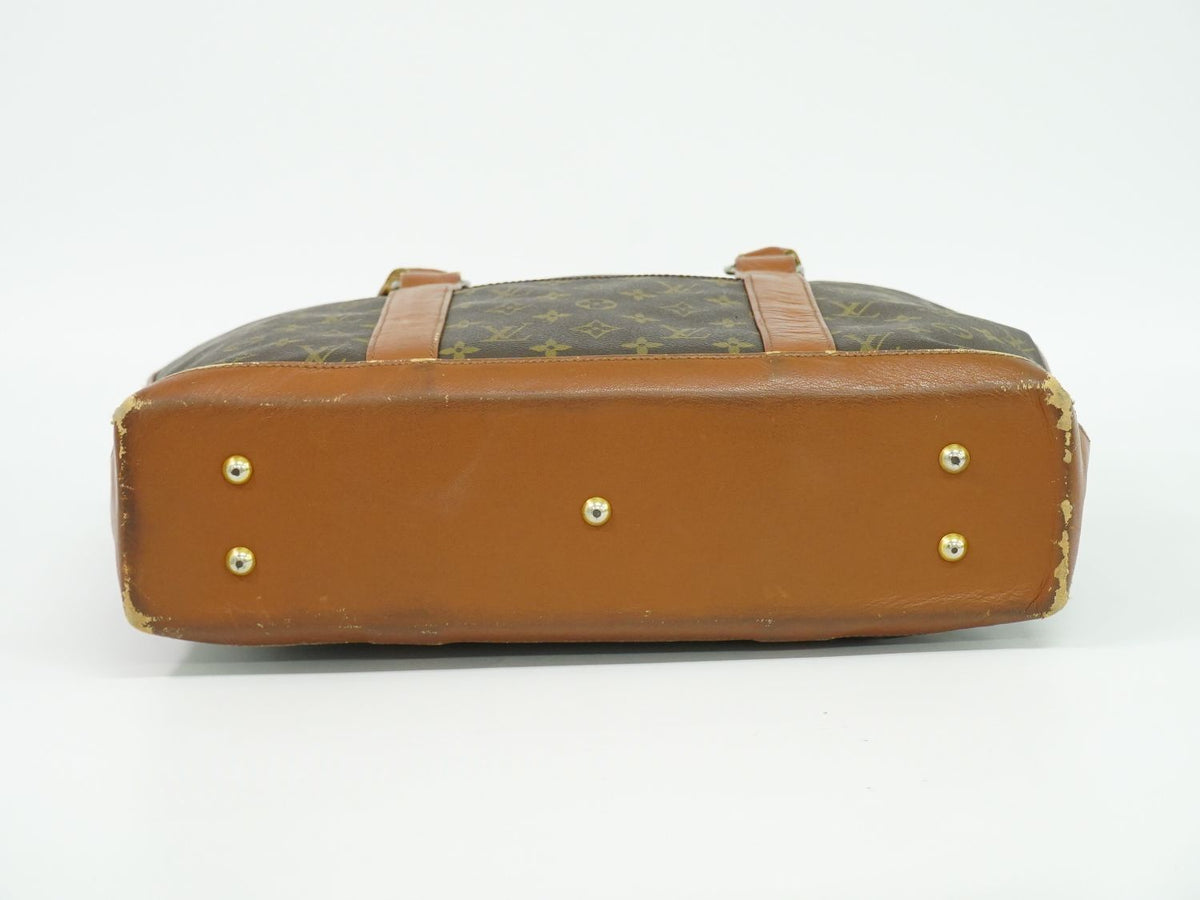 Louis Vuitton LV Sac Weekend PM Monogram Tote Bag Brown — view 3