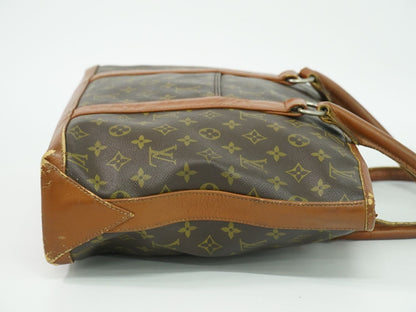 Louis Vuitton LV Sac Weekend PM Monogram Tote Bag Brown — view 4