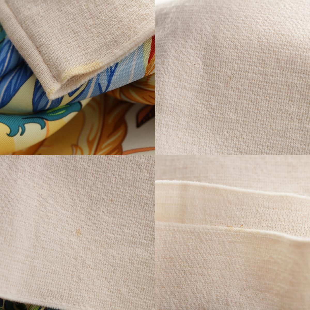 Hermes Mythiques Phoenix Wool Silk Twillaine Belted Knit Tunic Dress Beige — view 8