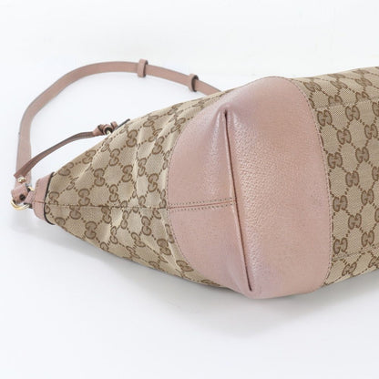 Gucci GG Canvas Bree Leather 2-Way Shoulder Bag Crossbody Hand — view 6