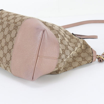 Gucci GG Canvas Bree Leather 2-Way Shoulder Bag Crossbody Hand — view 5
