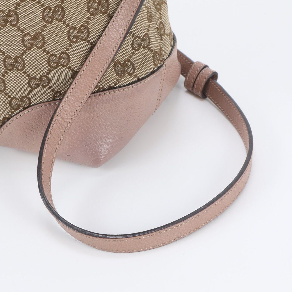 Gucci GG Canvas Bree Leather 2-Way Shoulder Bag Crossbody Hand — view 3
