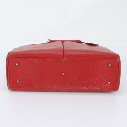 Gucci Vintage Leather Handbag Tote Silver — view 6