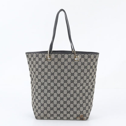 Gucci GG Canvas Leather Tote Bag Shoulder — view 3