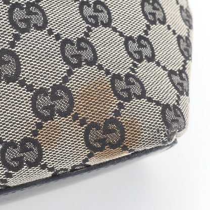 Gucci GG Canvas Leather Tote Bag Shoulder — view 8