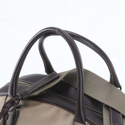 Prada Leather Canvas 2-Way Boston Bag — view 3