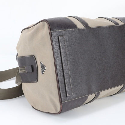 Prada Leather Canvas 2-Way Boston Bag — view 7
